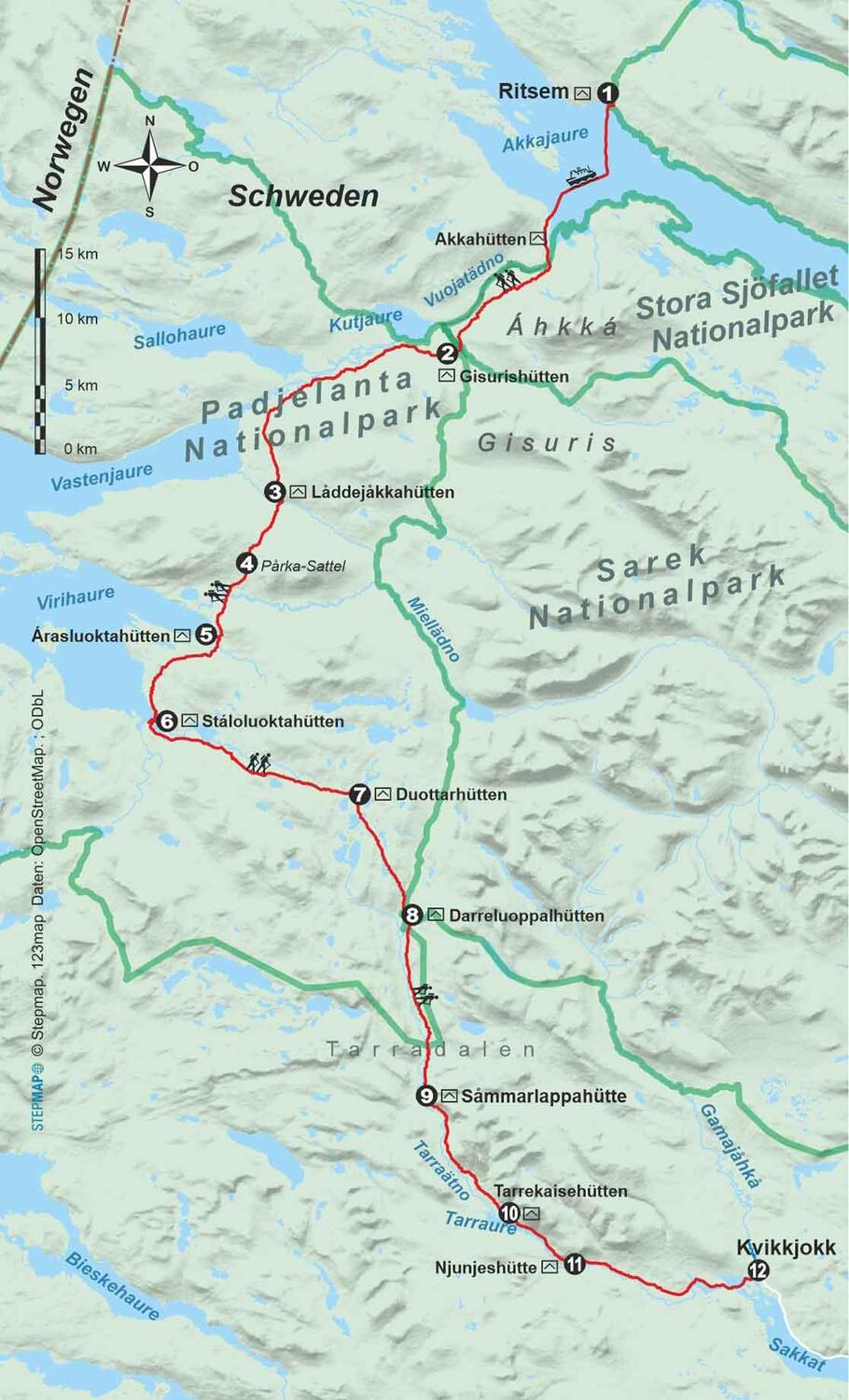 Bild: 9783866867956 | Schweden: Padjelantaleden | Michael Hennemann | Taschenbuch | 96 S.