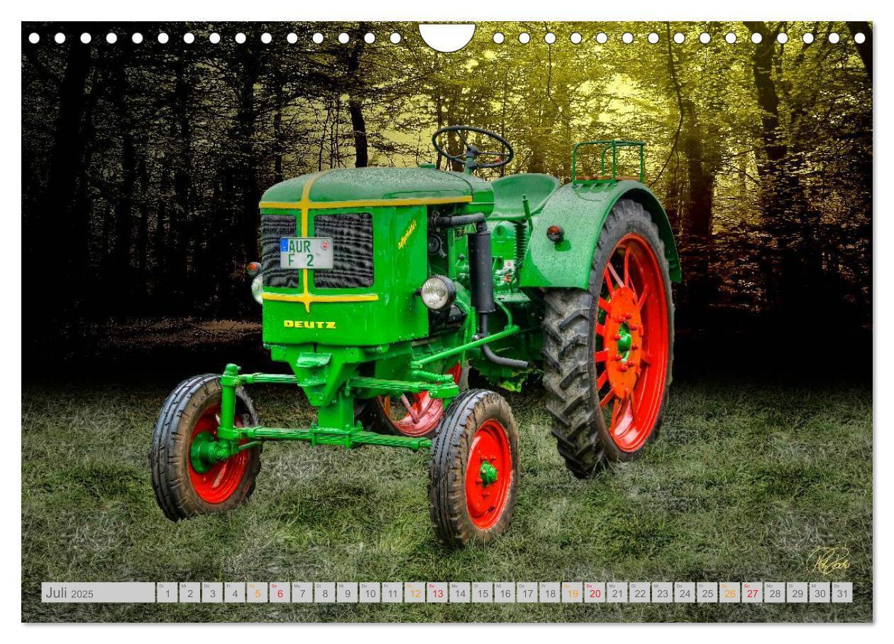 Bild: 9783435607655 | Oldtimer Schätze. Ein Traktoren-Kalender (Wandkalender 2025 DIN A4...