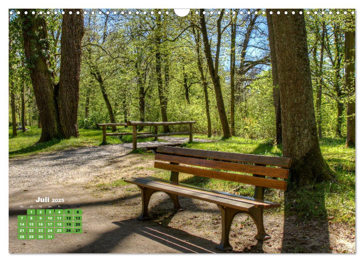 Bild: 9783383971105 | Park Schönbusch Aschaffenburg (Wandkalender 2025 DIN A3 quer),...