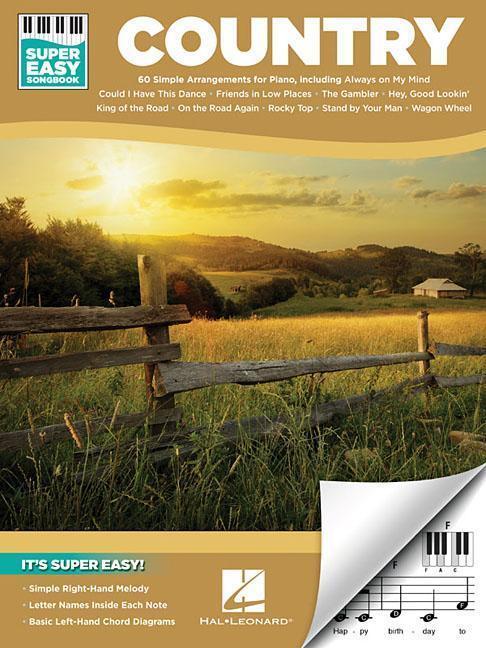 Cover: 9781540038142 | COUNTRY SUPER EASY SONGBOOK | Unknown | Taschenbuch | Buch | Englisch