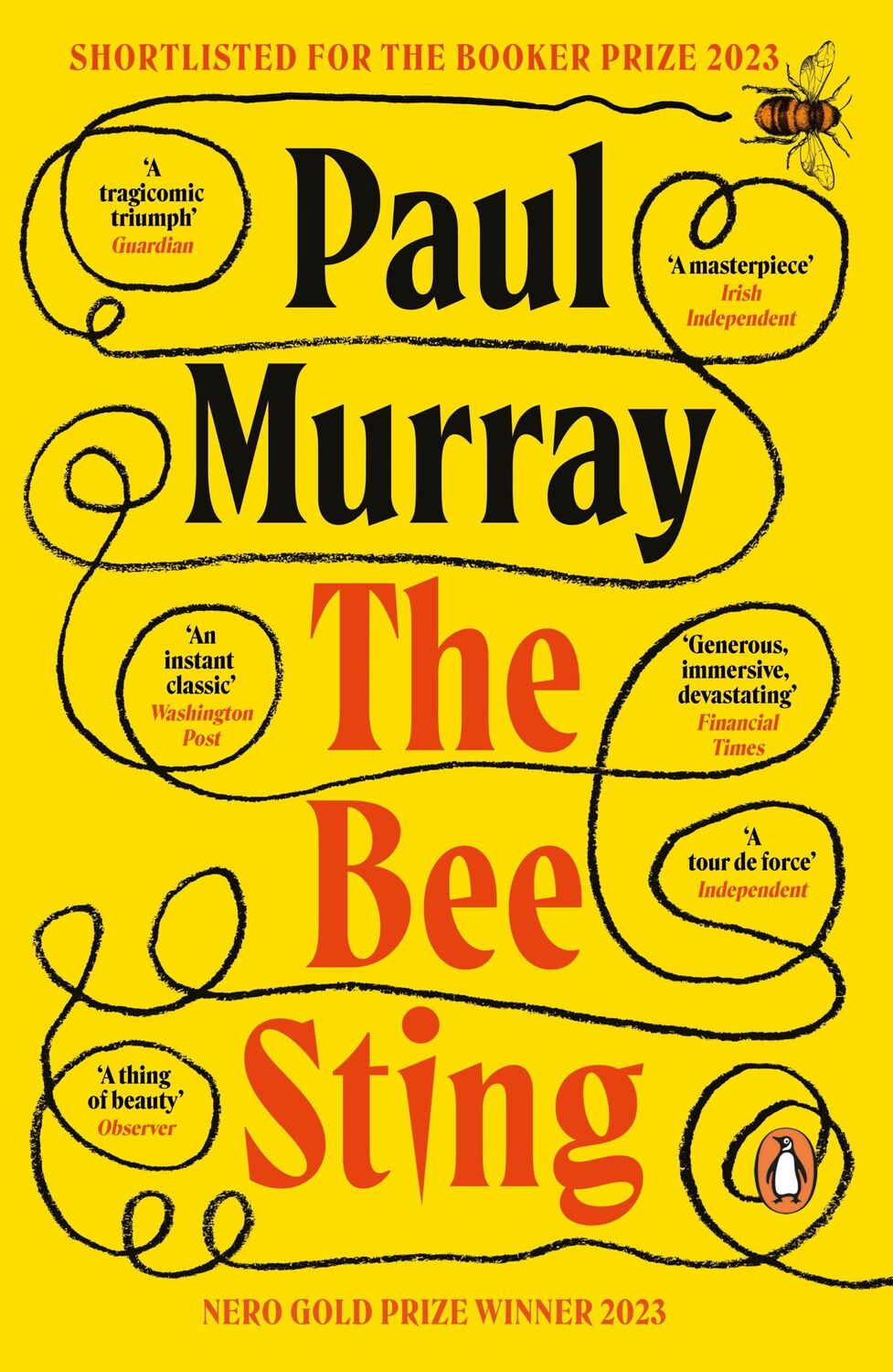 Cover: 9780241984406 | The Bee Sting | Shortlisted for the Booker Prize 2023 | Paul Murray