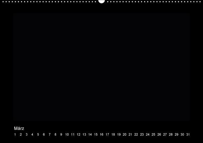 Bild: 9783664580835 | Geburtstags - Bastelkalender - Schwarz (Wandkalender immerwährend...