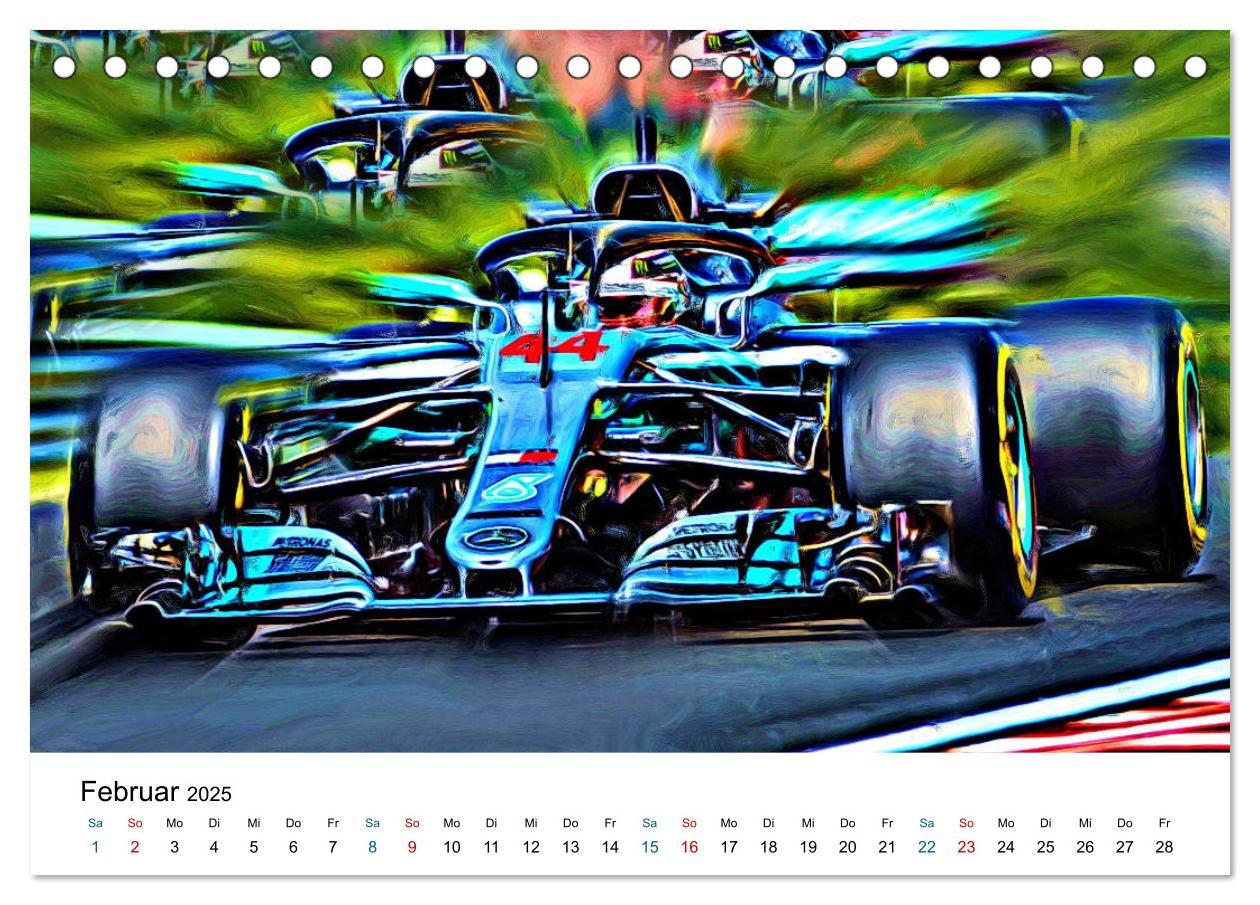 Bild: 9783435273874 | Königsklasse FORMEL 1 (Tischkalender 2025 DIN A5 quer), CALVENDO...