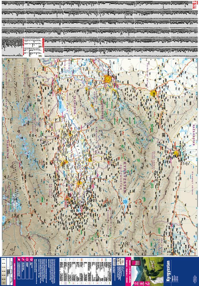 Bild: 9783831774616 | Reise Know-How Landkarte Kirgisistan / Kyrgyzstan (1:700.000) | 2 S.