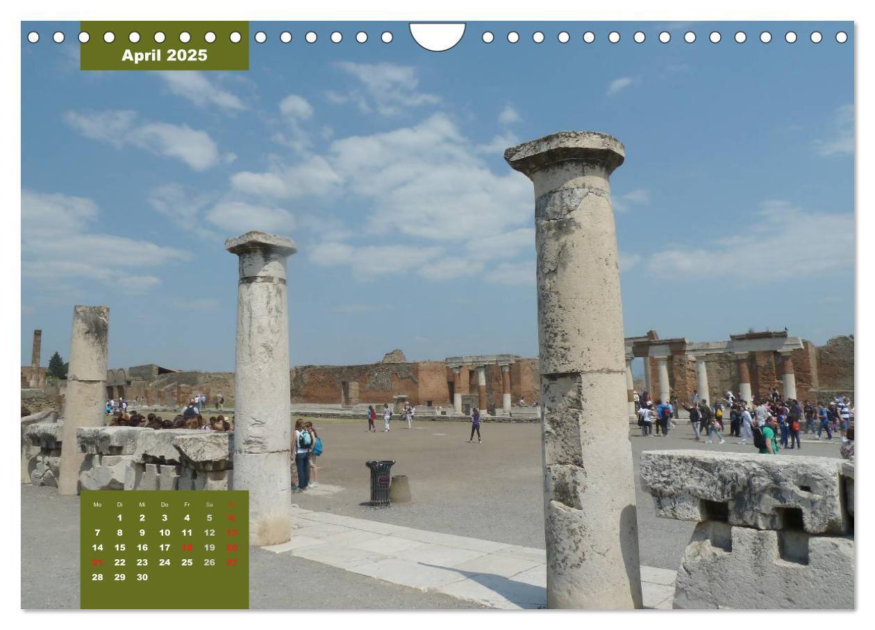 Bild: 9783435842605 | Pompeji-Kalender (Wandkalender 2025 DIN A4 quer), CALVENDO...