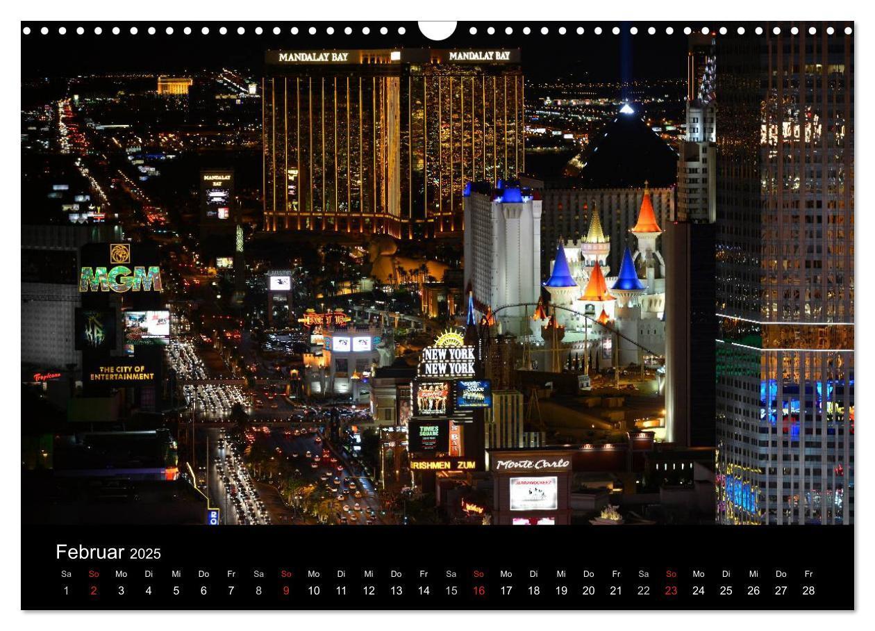 Bild: 9783435840021 | Las Vegas (Wandkalender 2025 DIN A3 quer), CALVENDO Monatskalender