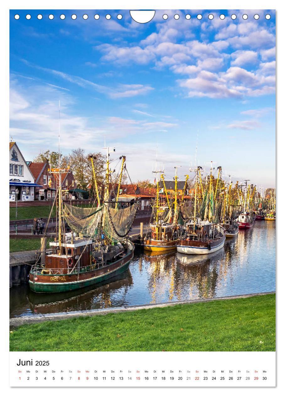 Bild: 9783435969845 | GREETSIEL Rund um den Hafen (Wandkalender 2025 DIN A4 hoch),...