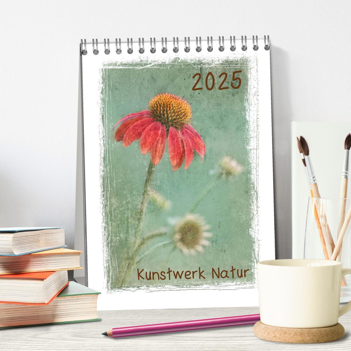 Bild: 9783457050903 | Kunstwerk Natur (Tischkalender 2025 DIN A5 hoch), CALVENDO...