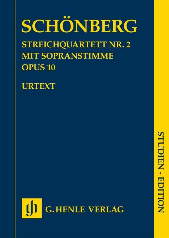 Cover: 9790201875422 | Arnold Schönberg - Streichquartett Nr. 2 op. 10 mit Sopranstimme