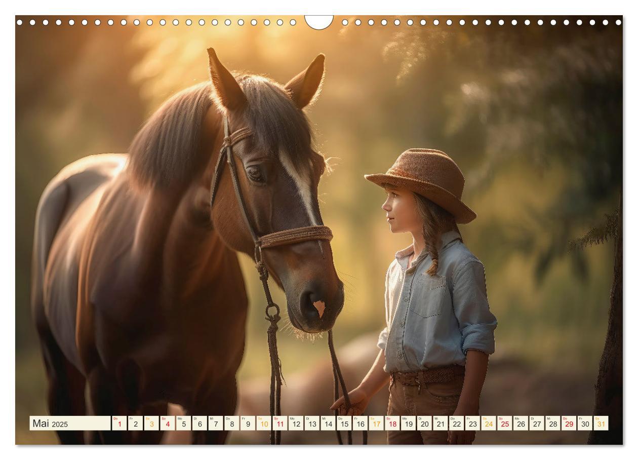 Bild: 9783383909122 | Mein Pferd - mein Traum (Wandkalender 2025 DIN A3 quer), CALVENDO...