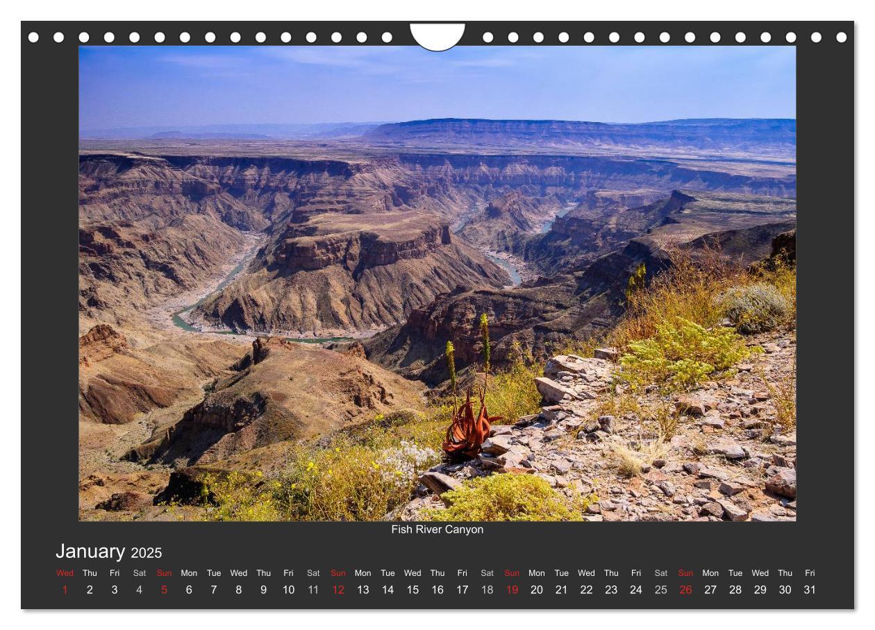 Bild: 9781325964369 | Namibia's Nature (Wall Calendar 2025 DIN A4 landscape), CALVENDO 12...