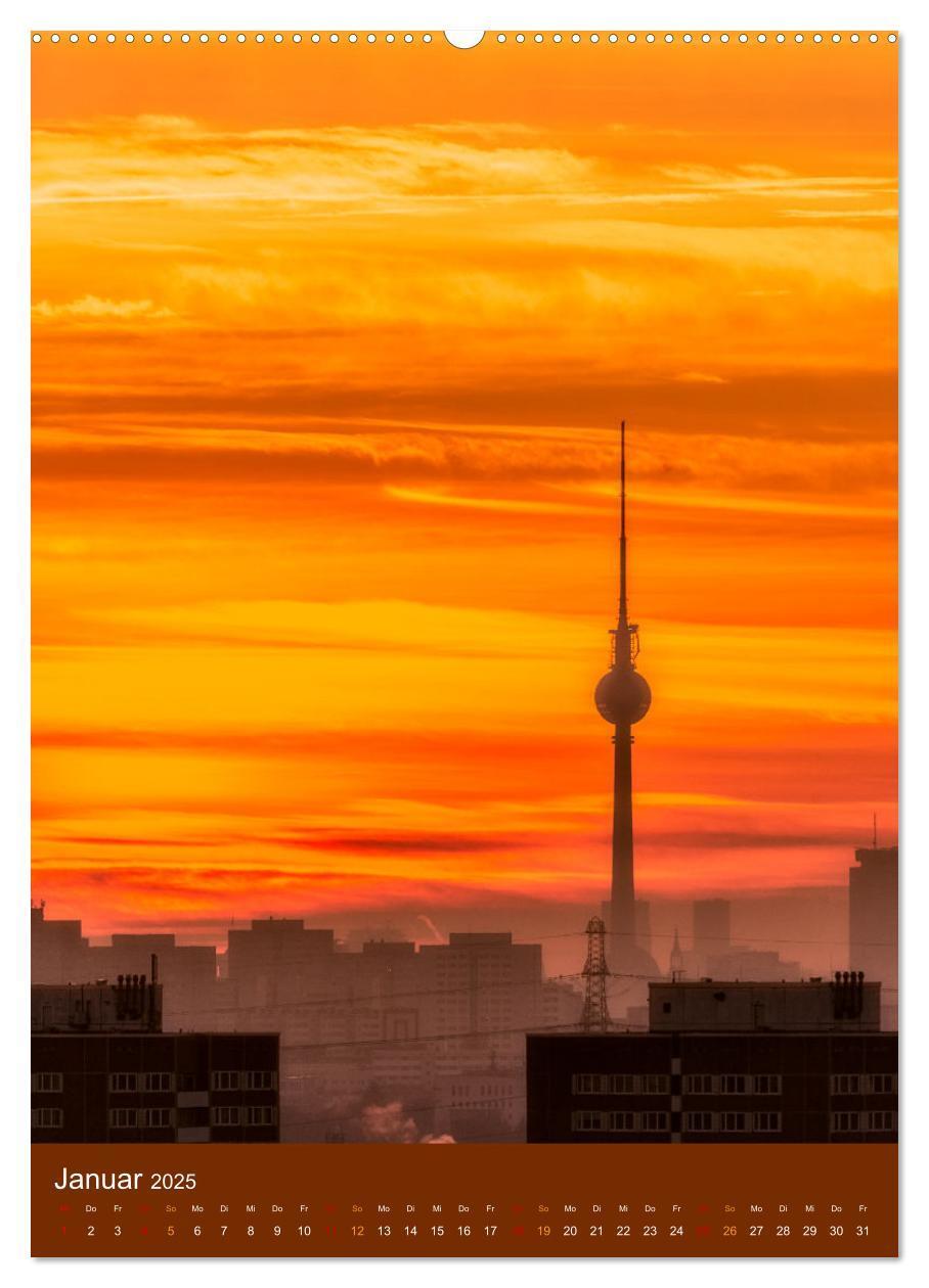 Bild: 9783435909322 | Berliner Fernsehturm - Magische Momente (Wandkalender 2025 DIN A2...