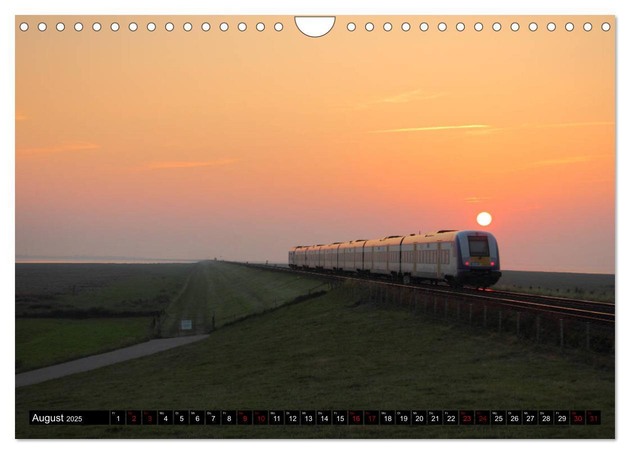 Bild: 9783435426140 | Norddeutsche Eisenbahnen (Wandkalender 2025 DIN A4 quer), CALVENDO...