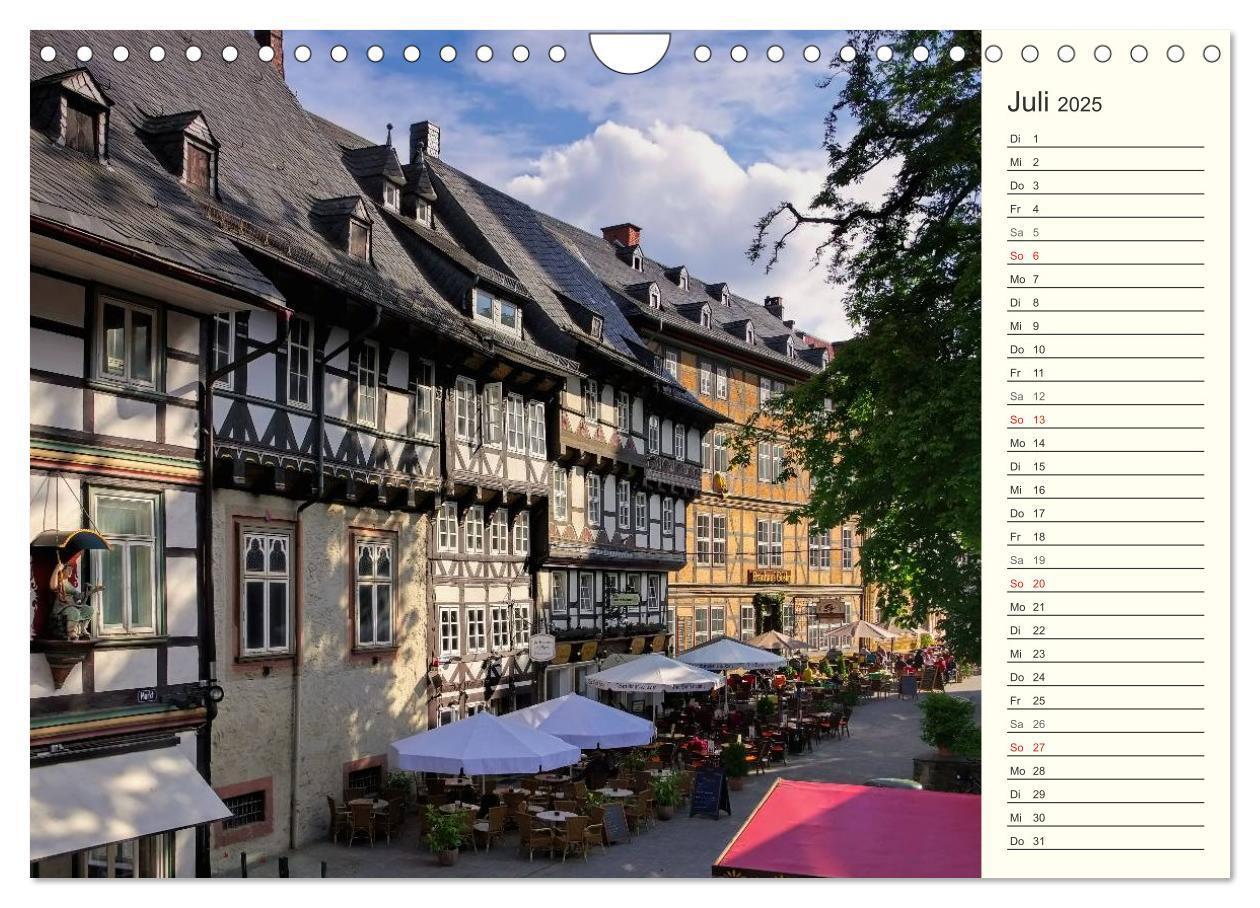 Bild: 9783435525041 | Goslar - Hanse- und Kaiserstadt im Harz (Wandkalender 2025 DIN A4...