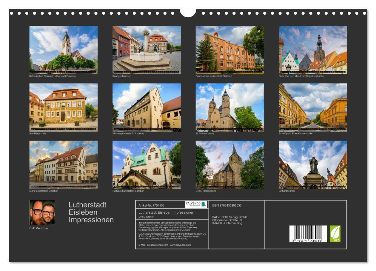 Bild: 9783435296033 | Lutherstadt Eisleben Impressionen (Wandkalender 2025 DIN A3 quer),...