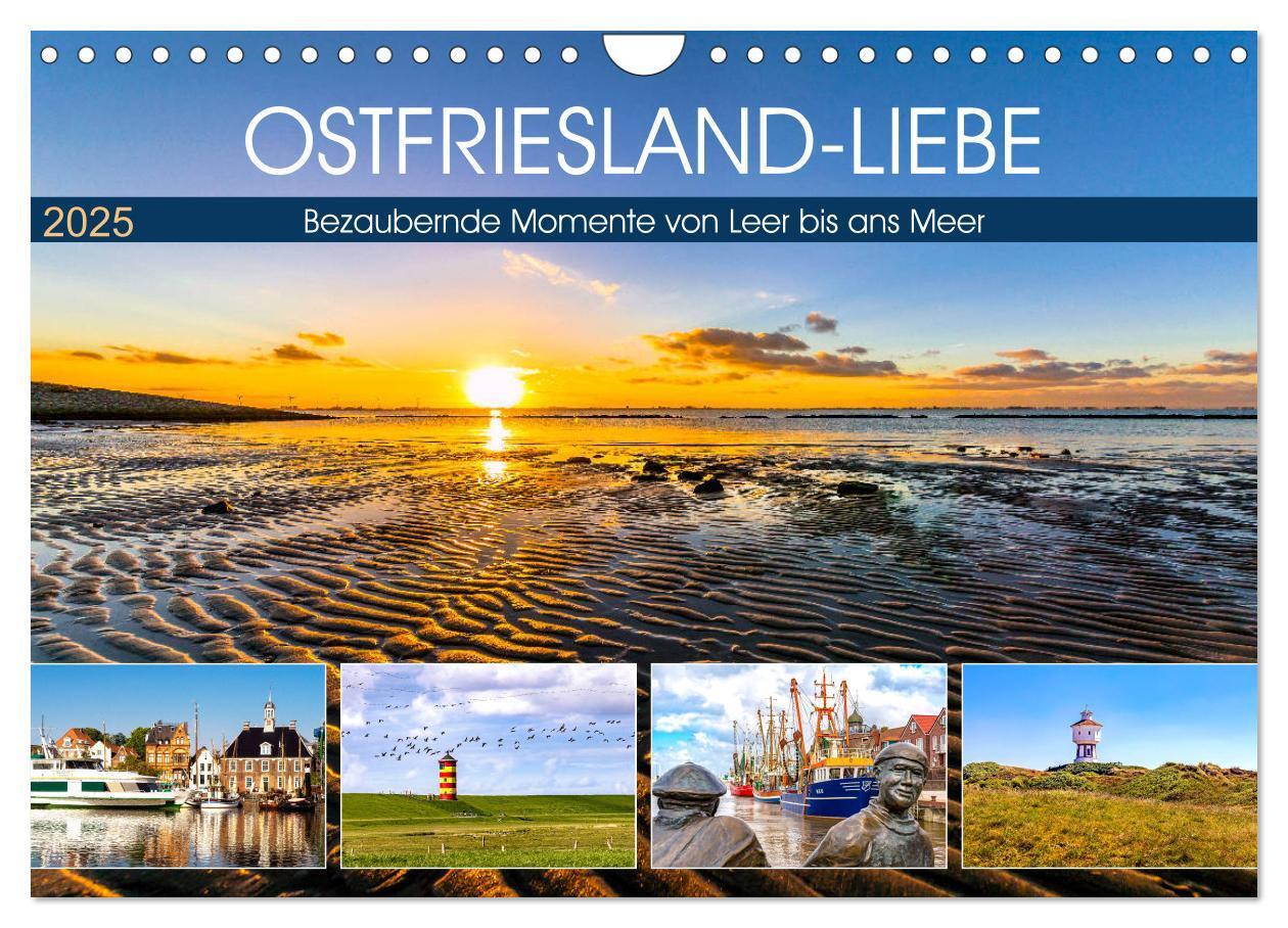 Cover: 9783435168118 | OSTFRIESLAND-LIEBE (Wandkalender 2025 DIN A4 quer), CALVENDO...