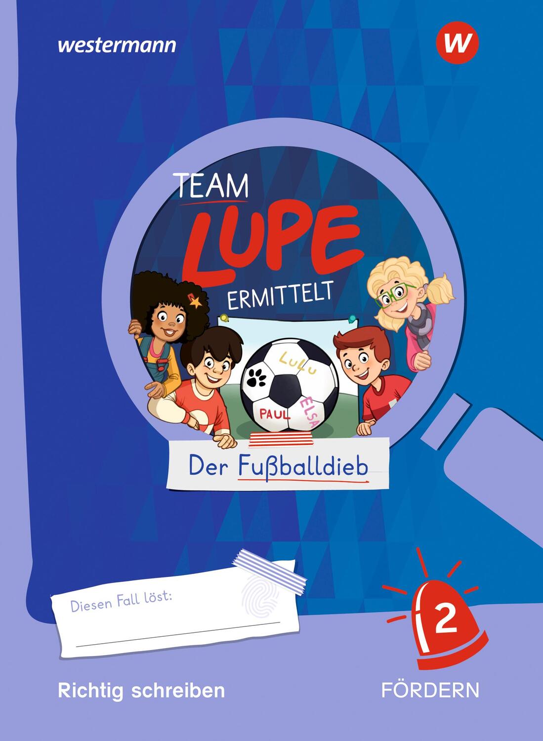 Cover: 9783141414554 | TEAM LUPE ERMITTELT - Übungshefte. Richtig schreiben 2 FÖRDERN | 80 S.