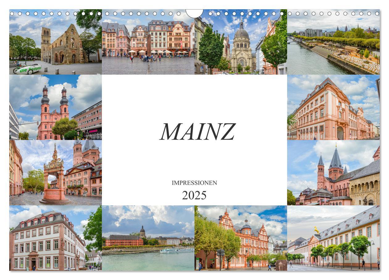 Cover: 9783435192182 | Mainz Impressionen (Wandkalender 2025 DIN A3 quer), CALVENDO...