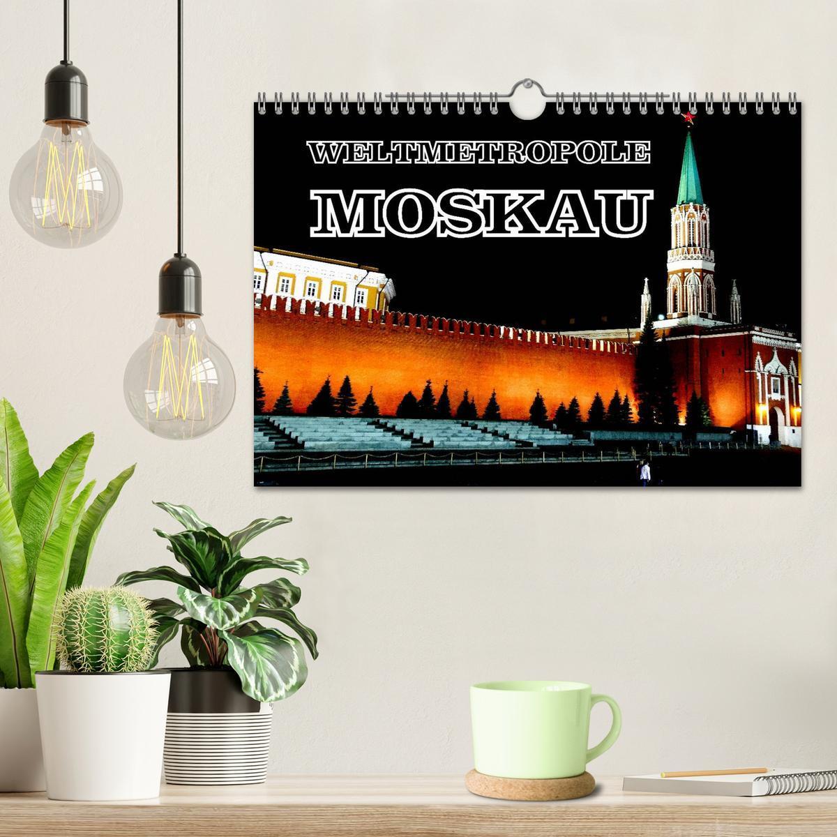 Bild: 9783435592647 | Weltmetropole Moskau (Wandkalender 2025 DIN A4 quer), CALVENDO...