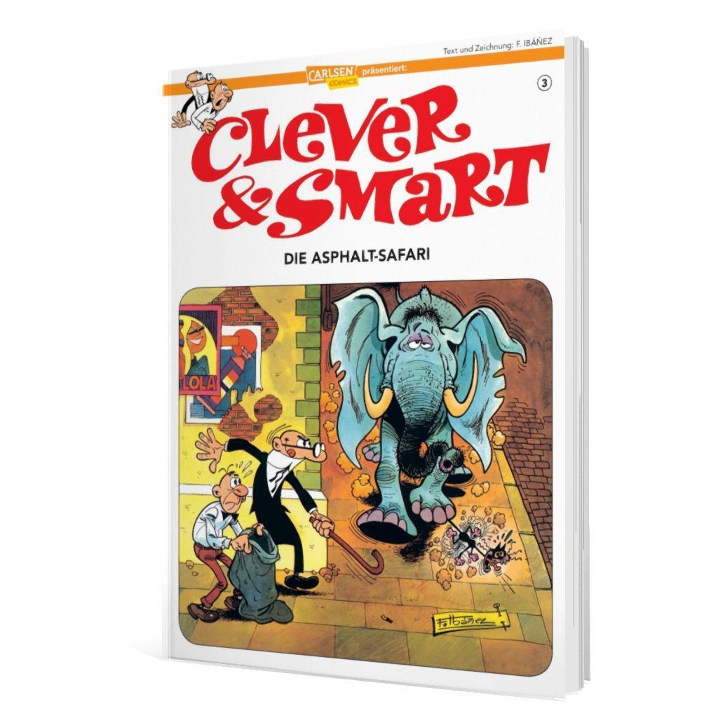 Bild: 9783551782977 | Clever &amp; Smart 3: Die Asphalt Safari | Francisco Ibáñez | Taschenbuch