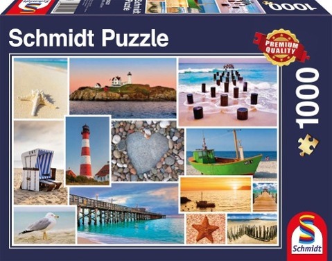 Cover: 4001504582210 | Am Meer. Puzzle 1.000 Teile | Spiel | 58221 | Deutsch | 2015 | Schmidt