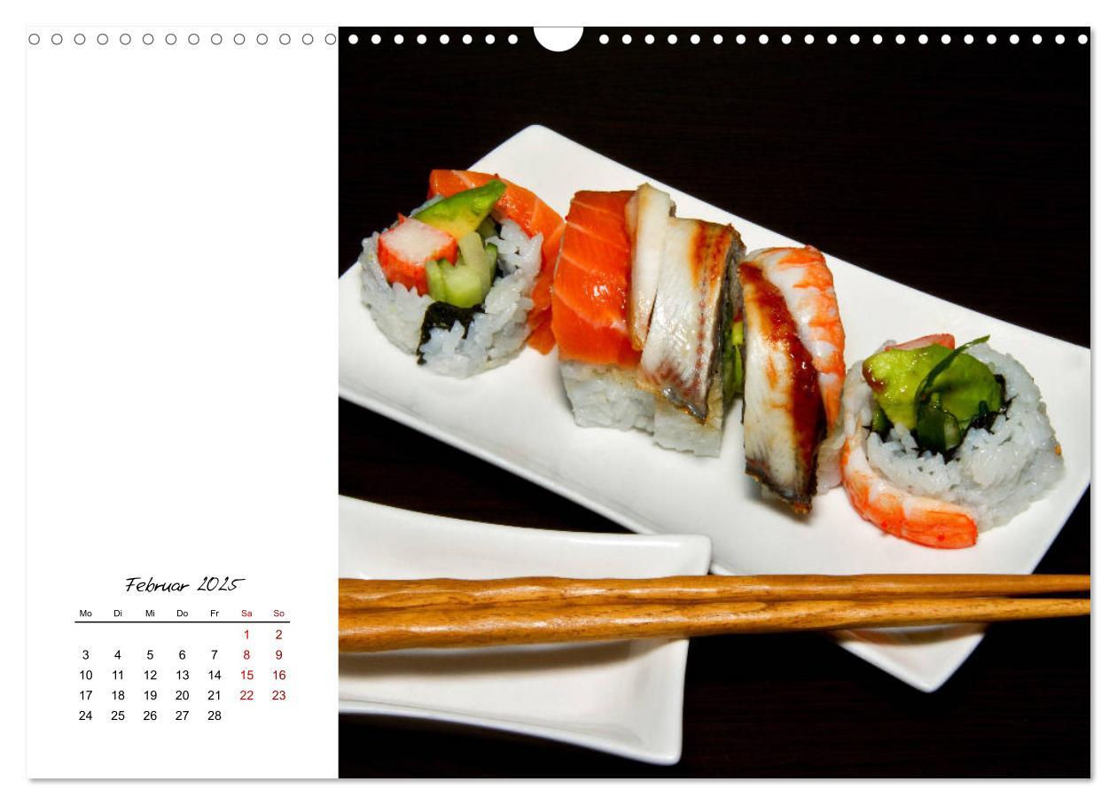 Bild: 9783435337873 | Sashimi und Sushi. Japans Köstlichkeiten (Wandkalender 2025 DIN A3...