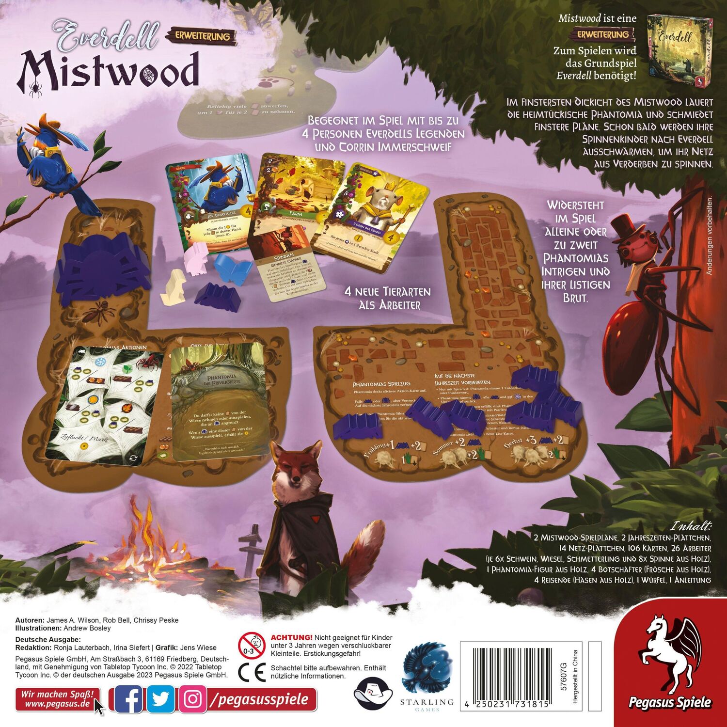 Bild: 4250231731815 | Everdell: Mistwood [Erweiterung] | Spiel | 57607G | Deutsch | 2023