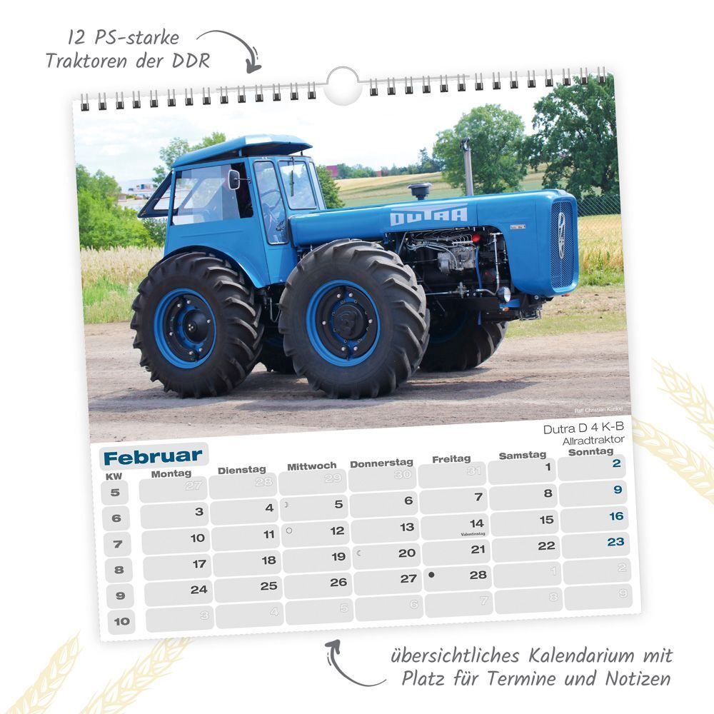 Bild: 9783988022615 | Trötsch Technikkalender DDR-Traktoren 2025 | Co.KG | Kalender | 24 S.