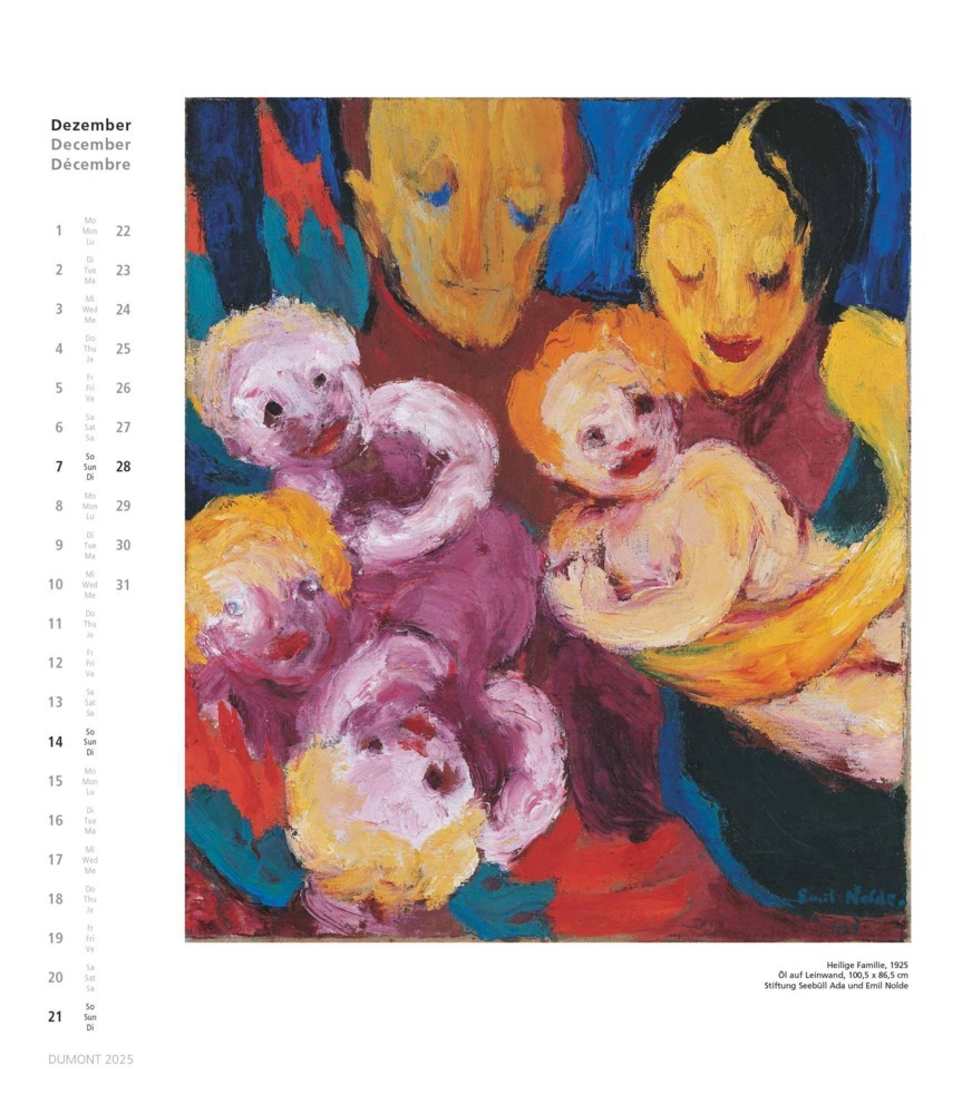 Bild: 4250809652979 | Emil Nolde 2025 - Kunstkalender - Wandkalender im Format 34,5 x 40...