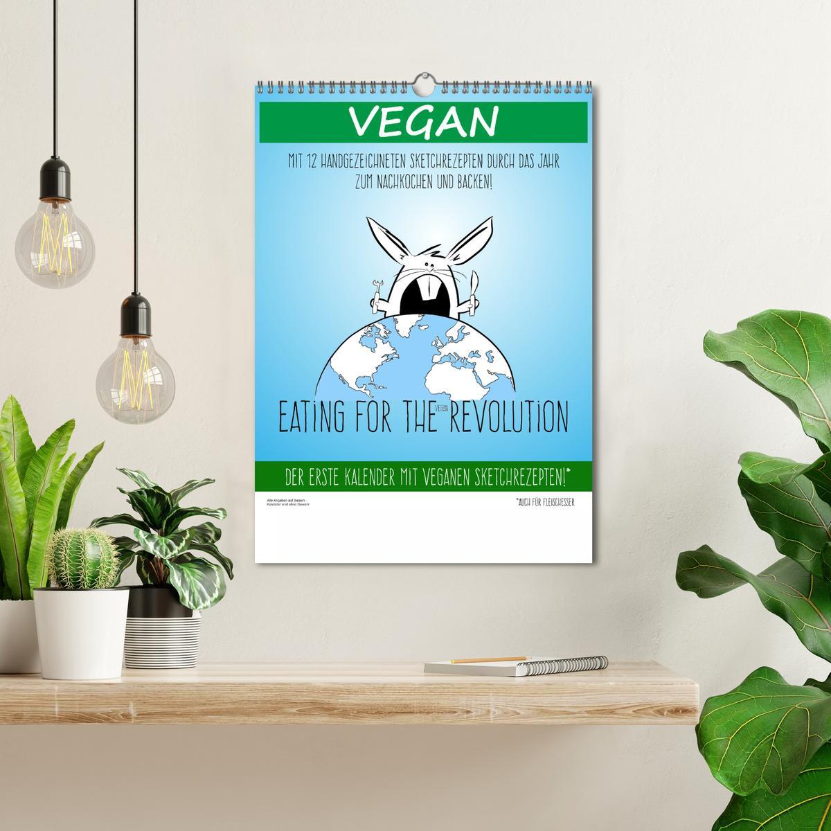 Bild: 9783435887859 | Vegankalender (Wandkalender 2025 DIN A3 hoch), CALVENDO Monatskalender