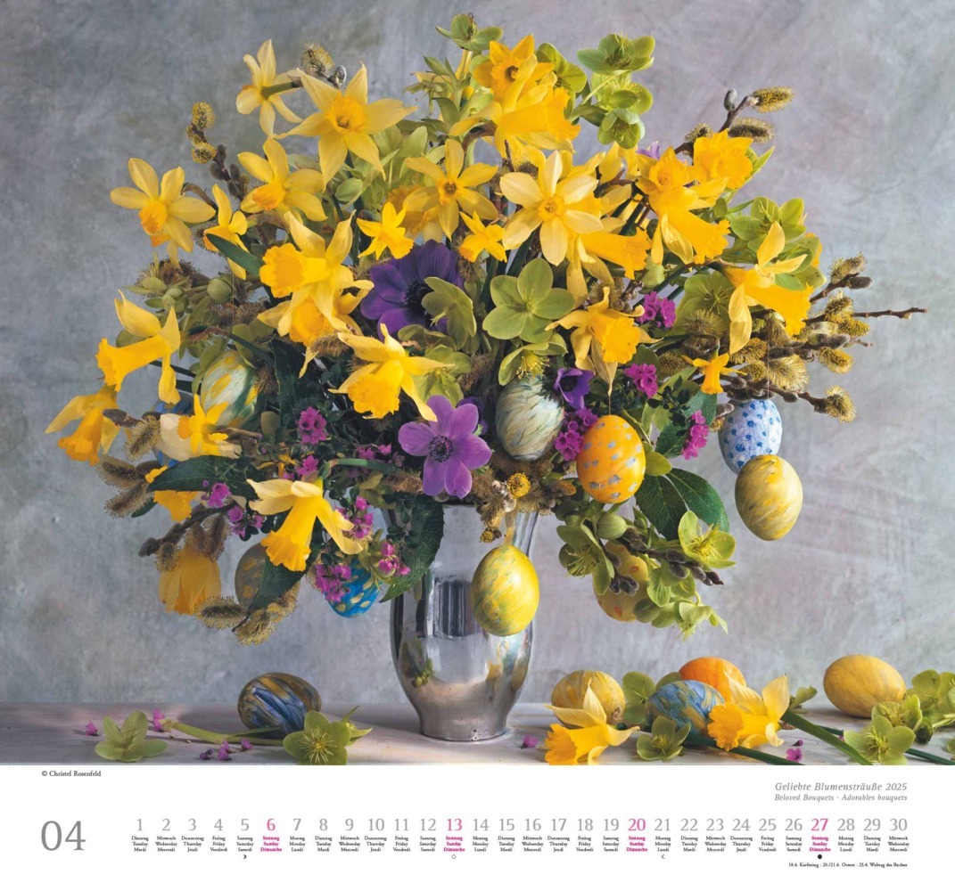 Bild: 4250809653075 | DUMONT - Geliebte Blumensträuße 2025 Wandkalender, 38x35,5cm,...