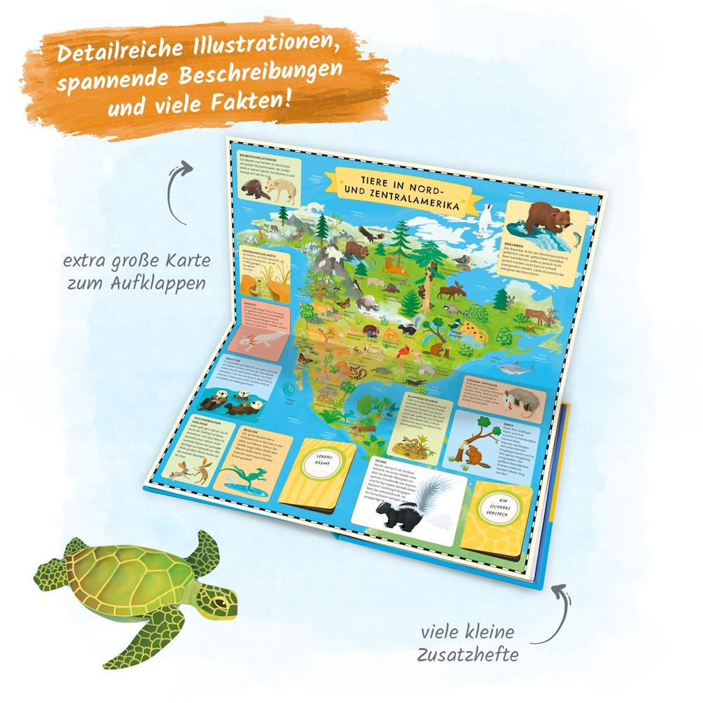 Bild: 9783965526761 | Trötsch Kinderatlas Das große Entdeckerbuch Atlas der Tiere | Co.KG