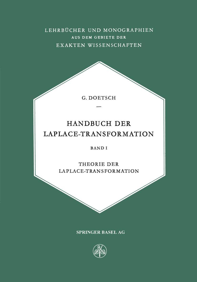 Cover: 9783034869850 | Handbuch der Laplace-Transformation | G. Doetsch | Taschenbuch | 2014