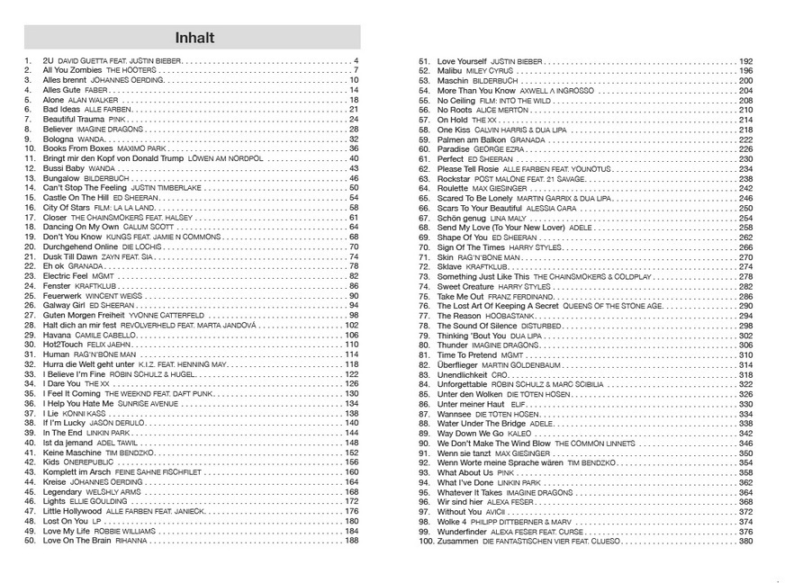 Bild: 9783865439932 | Hitbook 2 - 100 Charthits für Gitarre. Bd.2 | Bosworth Edition | Buch