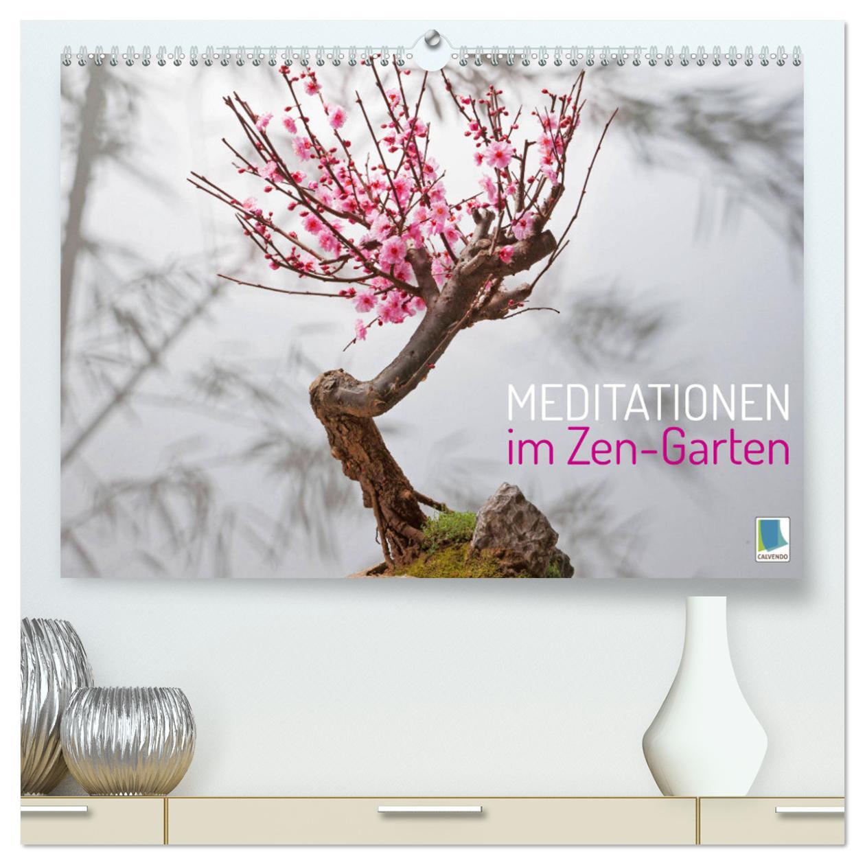 Cover: 9783435025923 | Meditationen im Zen-Garten (hochwertiger Premium Wandkalender 2025...