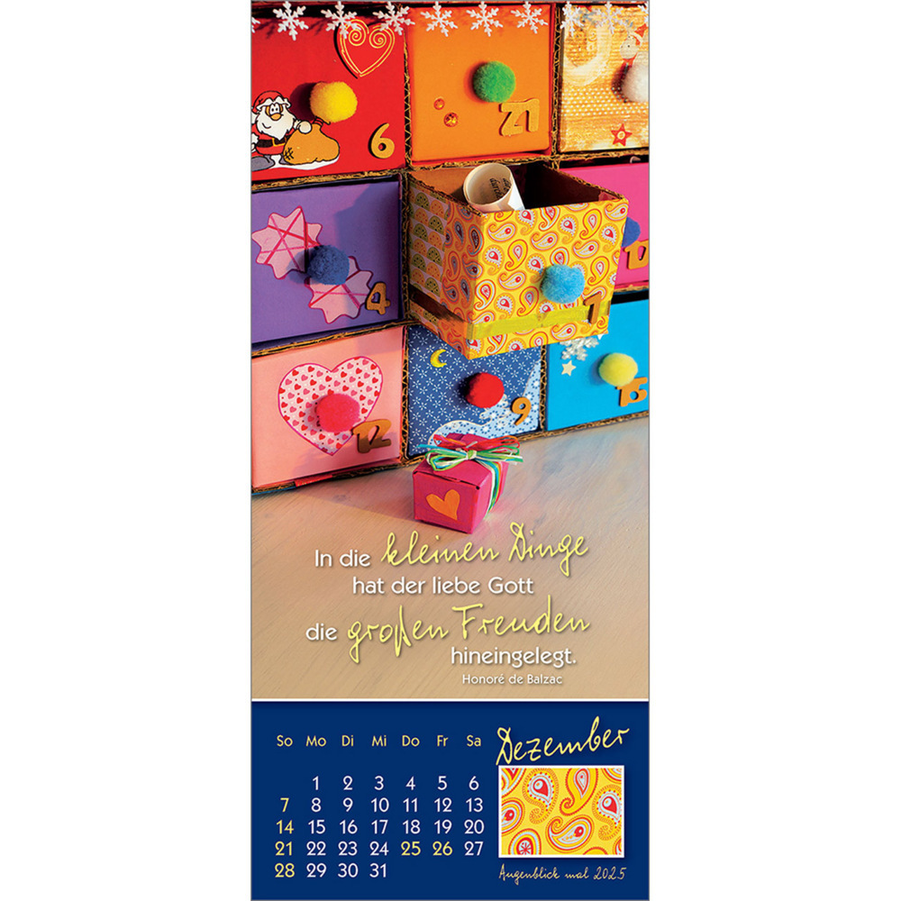 Bild: 9783754883556 | Augenblick mal 2025 | Der (kleine) Symbol-Kalender | Anke Will | 14 S.