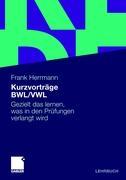 Cover: 9783834922649 | Kurzvorträge BWL/VWL | Frank Herrmann | Taschenbuch | Paperback | xii