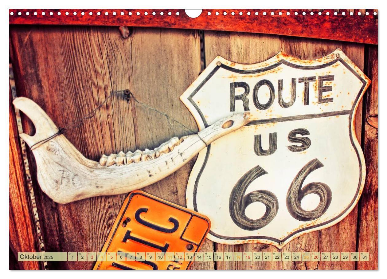 Bild: 9783435480081 | Nostalgie auf 2451 Meilen - Route 66 (Wandkalender 2025 DIN A3...