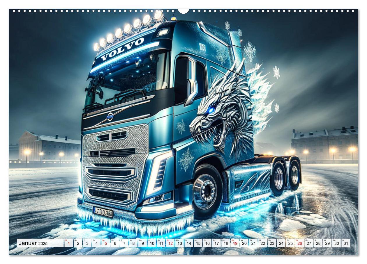 Bild: 9783383770159 | Faszination Truck: KI-Designs von Lack und Leistung (Wandkalender...