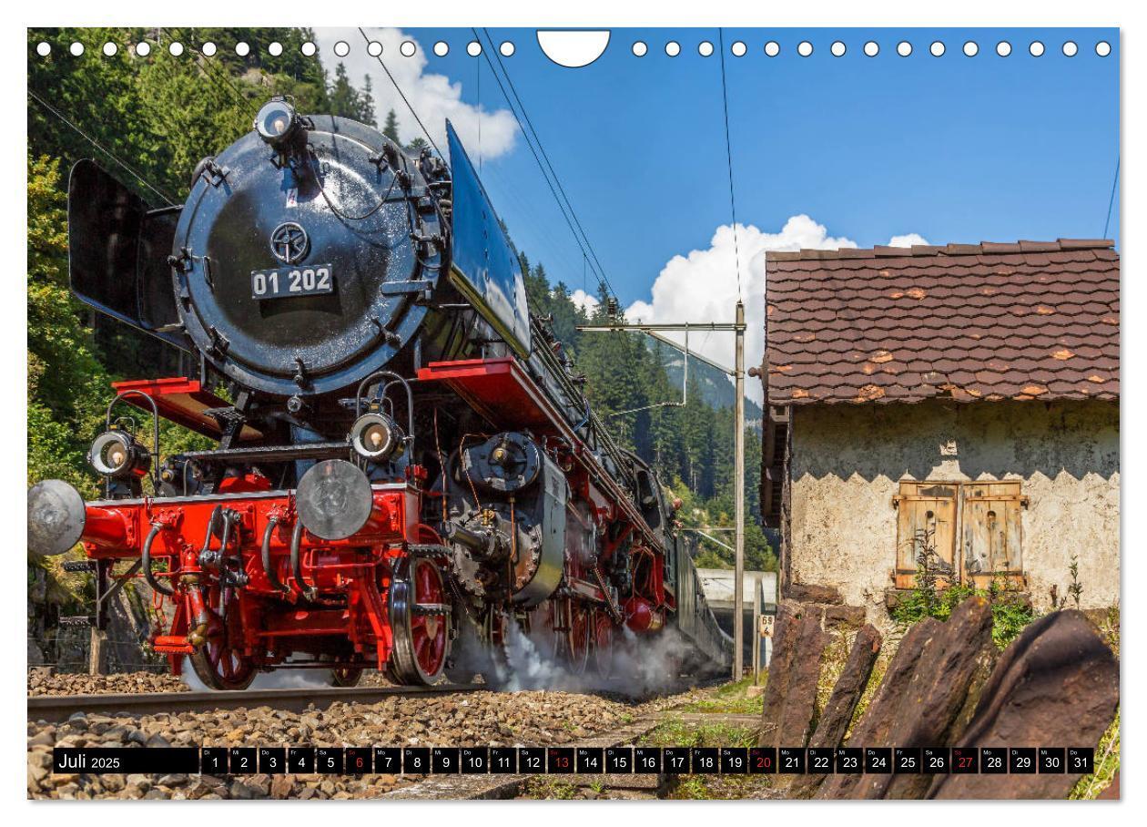 Bild: 9783435346448 | Eisenbahn-Nostalgie - Oldtimer auf Schweizer Schienen (Wandkalender...