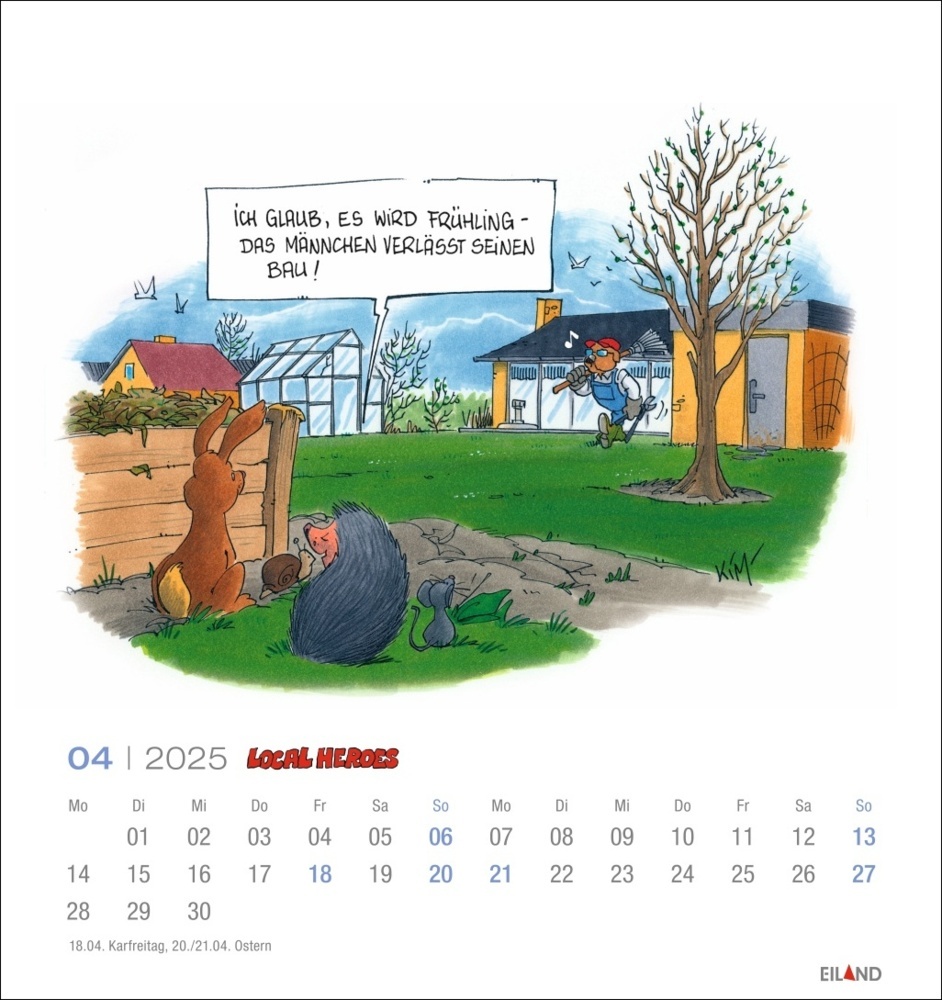 Bild: 9783964023612 | Local Heroes Postkartenkalender 2025 - Vom Leben hinter´m Deich | 2025