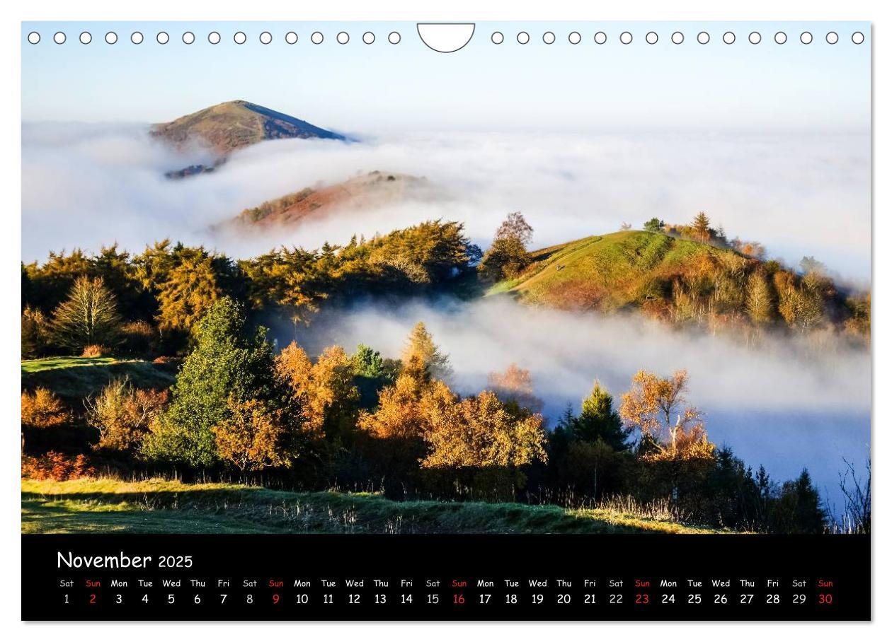 Bild: 9781325953448 | The Malvern Hills (Wall Calendar 2025 DIN A4 landscape), CALVENDO...