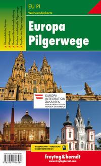 Cover: 9783707916584 | Europa Pilgerwege, Wanderkarte 1:2.000.000 - 1:3.500.000 | gefalzt