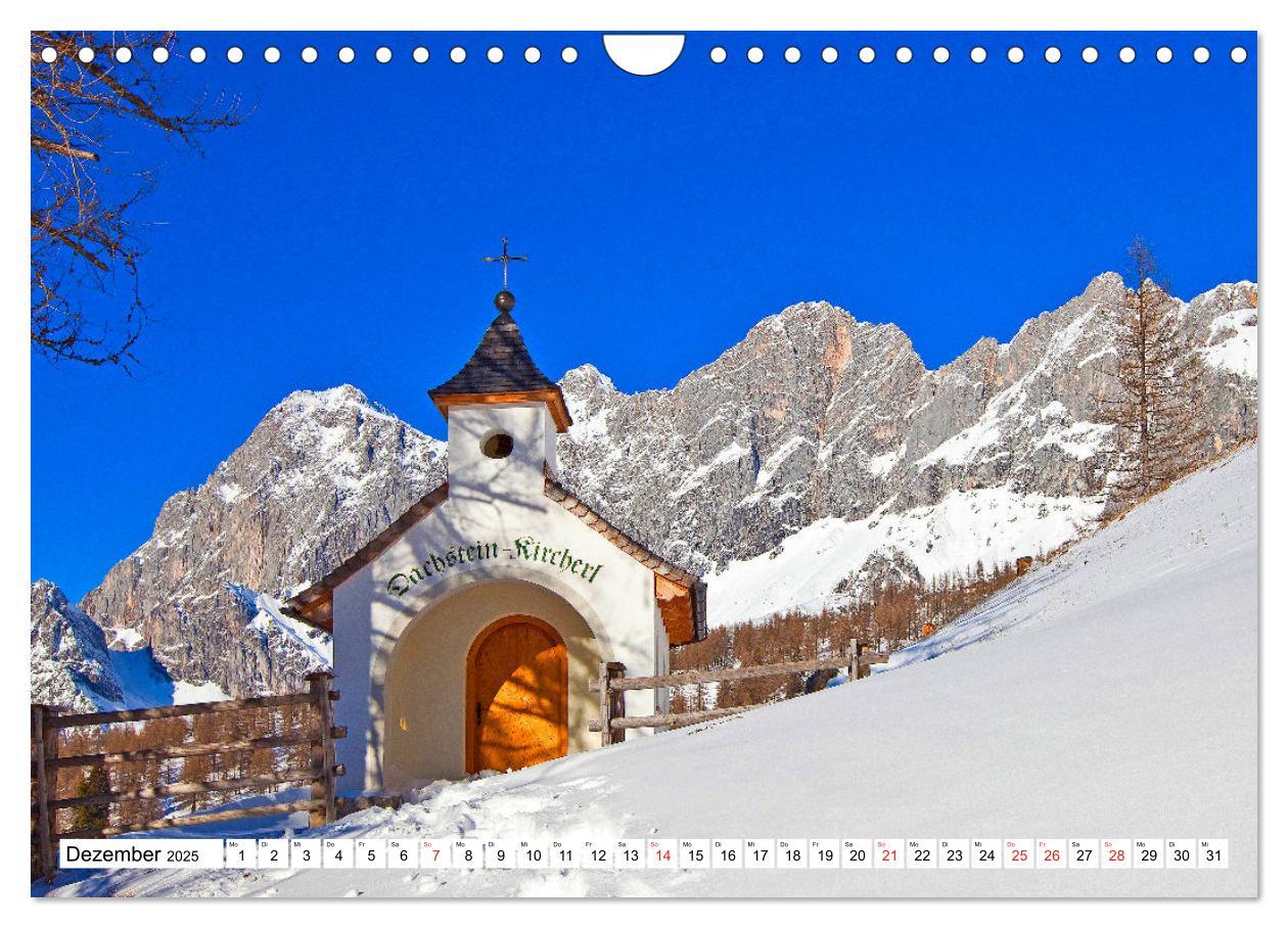 Bild: 9783435166008 | Ramsau am Dachstein (Wandkalender 2025 DIN A4 quer), CALVENDO...