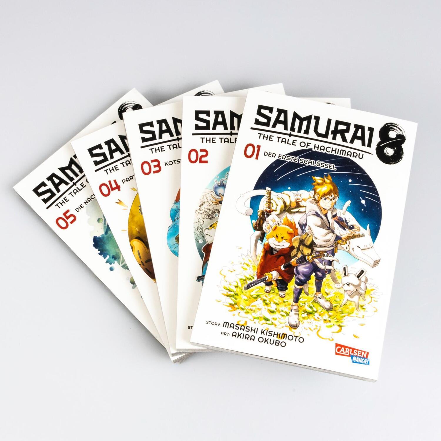 Bild: 9783551027504 | Samurai8 Komplettpack 1-5 | Masashi Kishimoto (u. a.) | Box | Samurai8