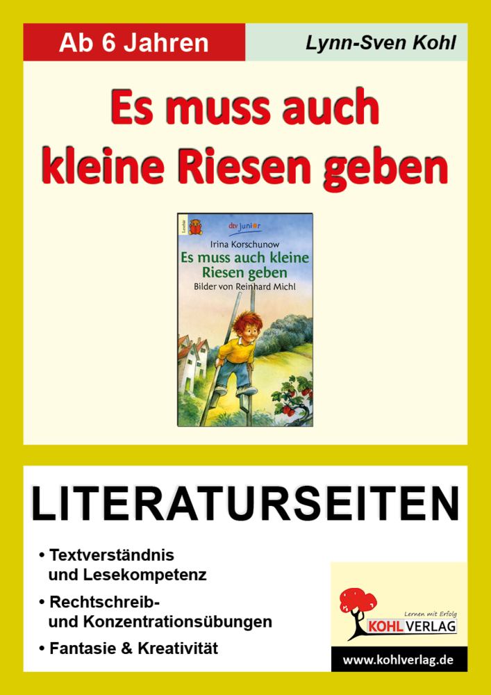 Cover: 9783866321434 | Es muss auch kleine Riesen geben - Literaturseiten | Lynn-Sven Kohl