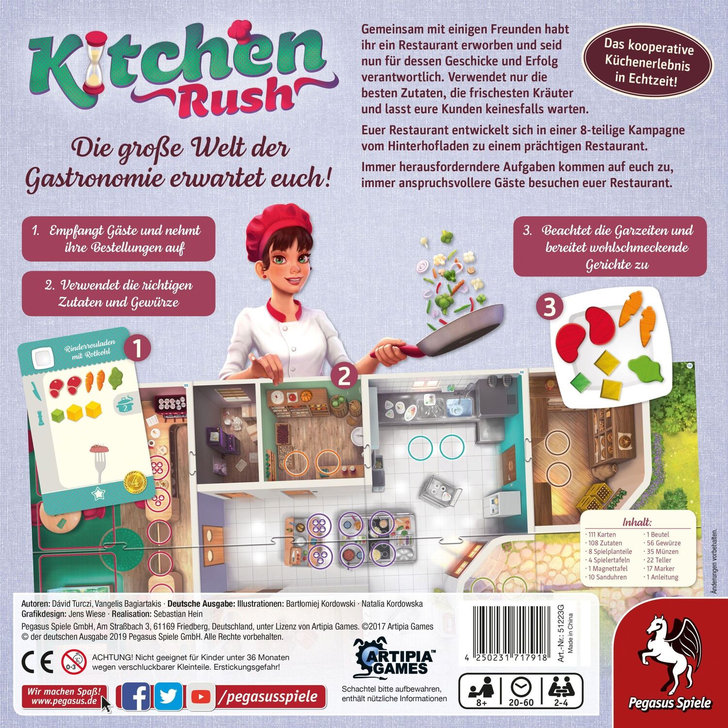 Bild: 4250231717918 | Kitchen Rush *Empfohlen Spiel des Jahres 2020* | Spiel | 51223G | 2019