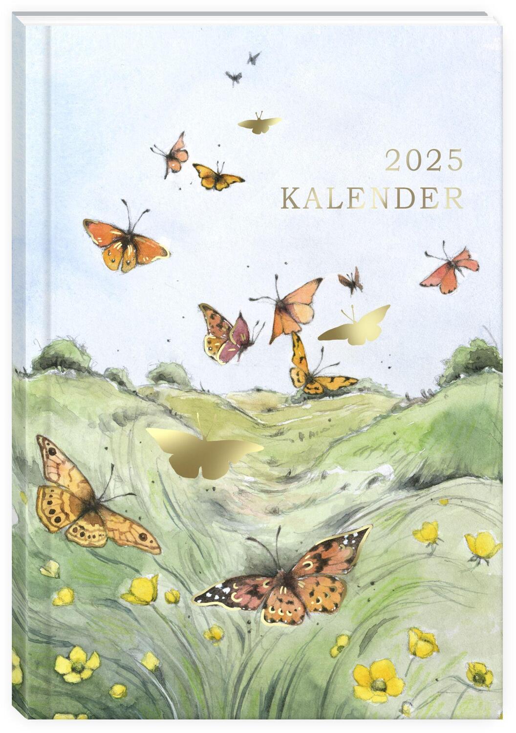 Cover: 9783911060073 | Taschenkalender 2025 | Schmetterlinge | Sophia Drescher | Kalender