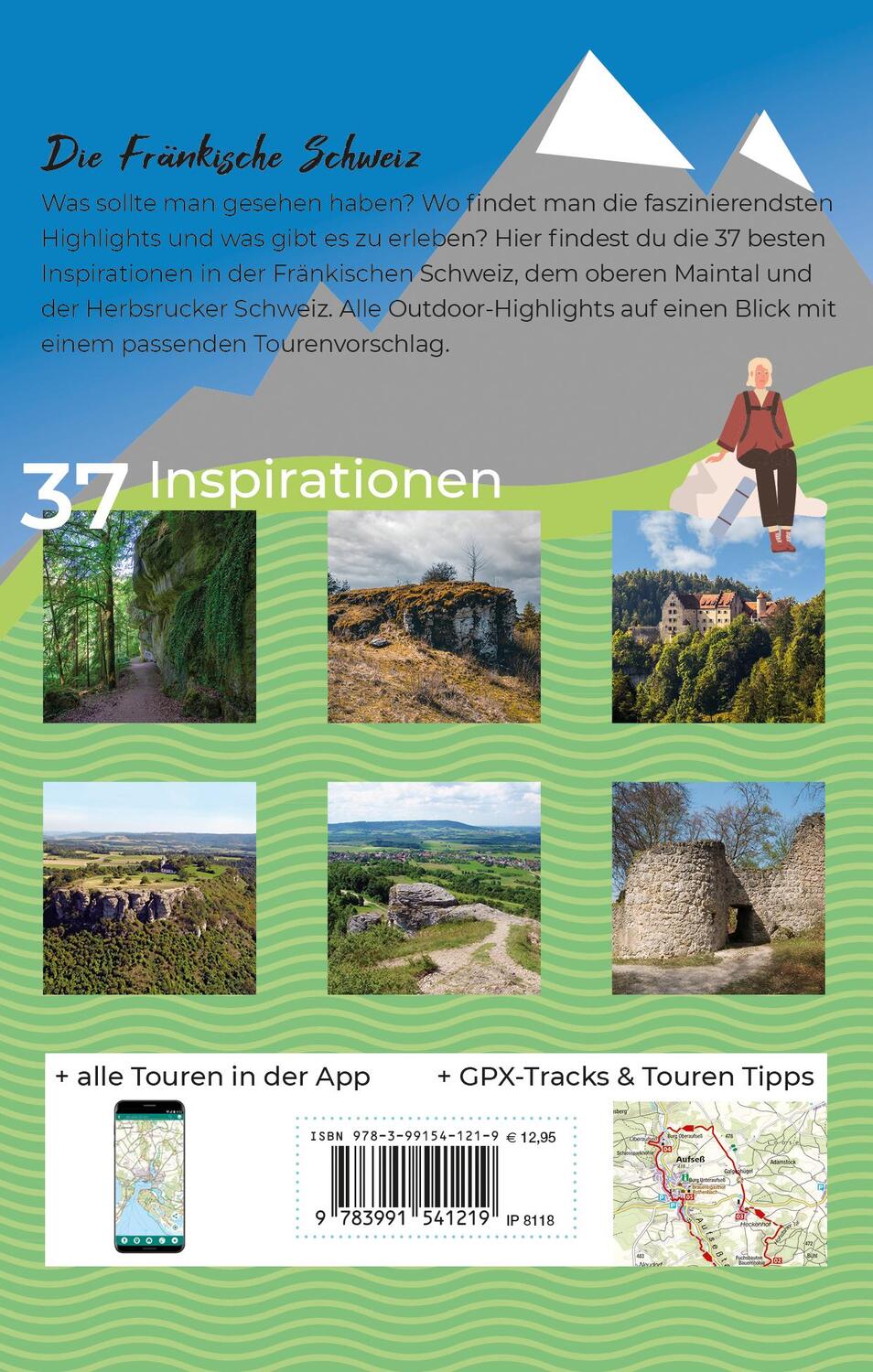 Rückseite: 9783991541219 | KOMPASS Inspiration Fränkische Schweiz | Taschenbuch | 104 S. | 2024