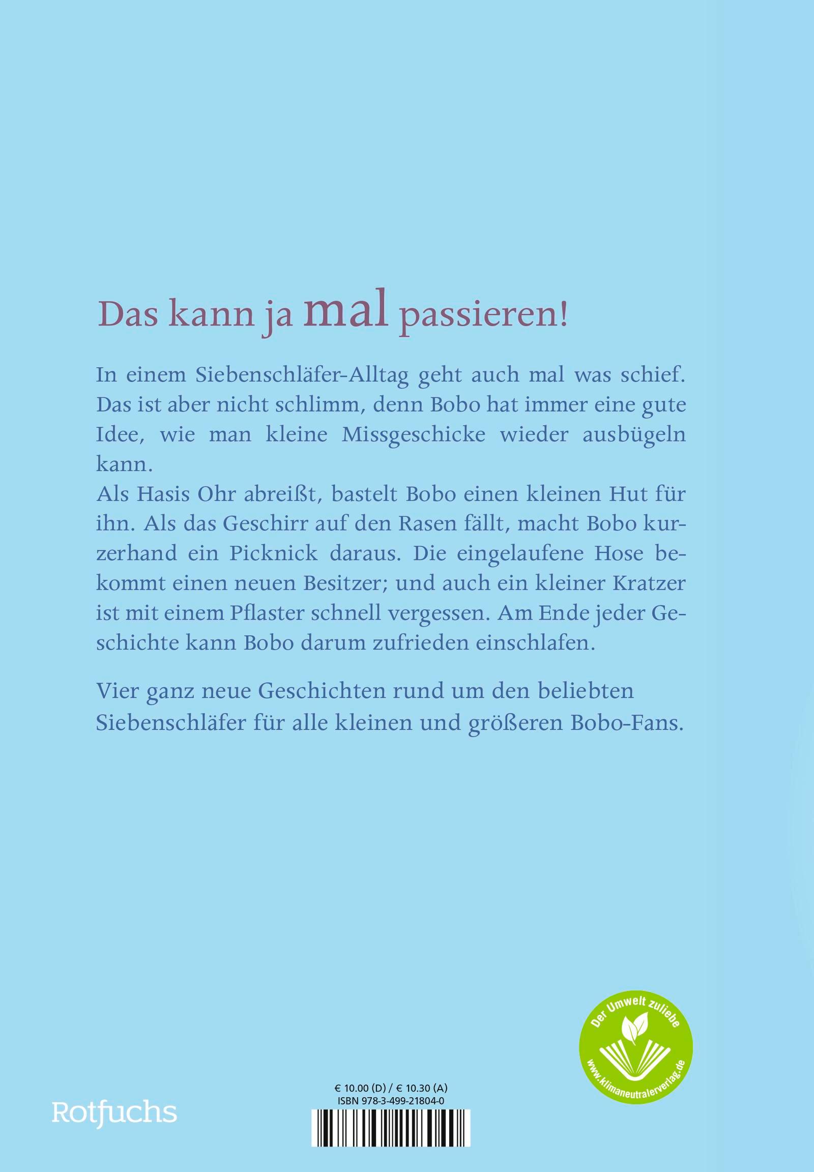 Rückseite: 9783757100681 | Bobo Siebenschläfer: Ist doch gar nicht schlimm! | Markus Osterwalder